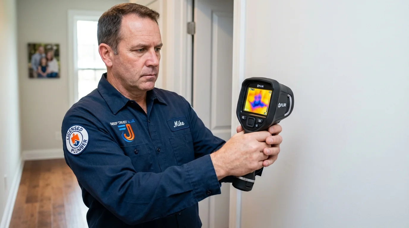 Thermal imaging leak detection by Johns Plumbing LLC in Moscow